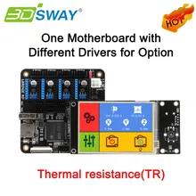 3 dsway 3D-принтеры материнской lerdge доска с термистор ARM 32-бит контроллер DIY Kit с 3.5 «TFT Сенсорный экран