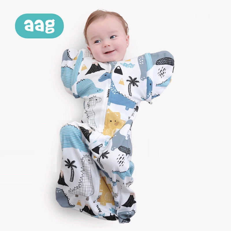 

AAG Baby Cotton Sleeping Bag Sack Safety Cartoon Surrender Silkworm Cocoon Newborn Sleeping Swaddle Wrap Baby Sleepsack *
