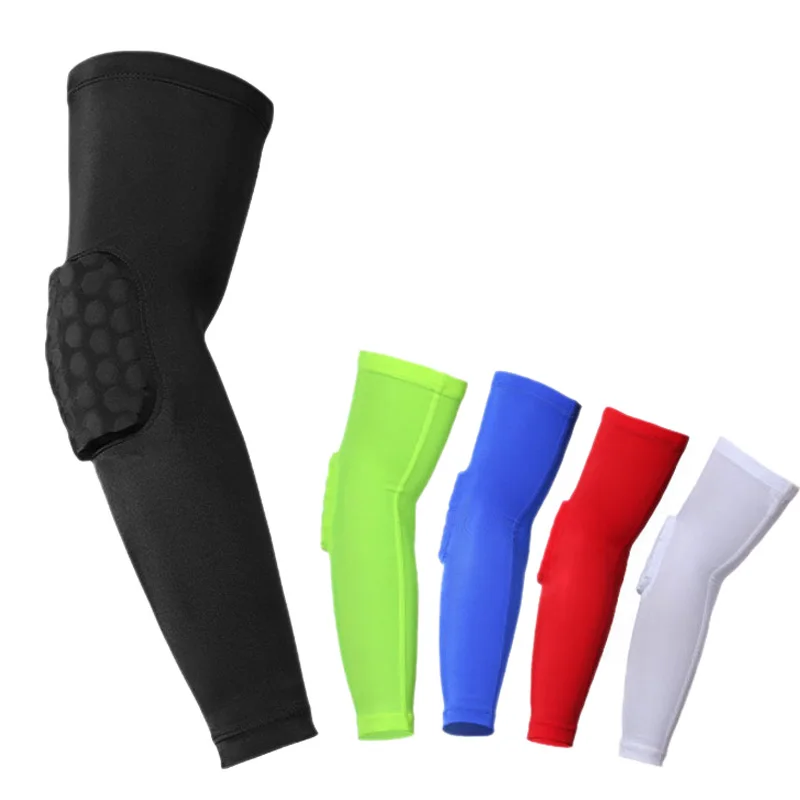 تنفس الرياضية الكوع حماة Crashproof كرة السلة وسادات الكوع هدفين دعم الحرس منصات ذراع كم تدفئة تنفس الرياضية الكوع حماة Crashproof كرة السلة وسادات الكوع هدفين دعم الحرس منصات ذراع كم تدفئة