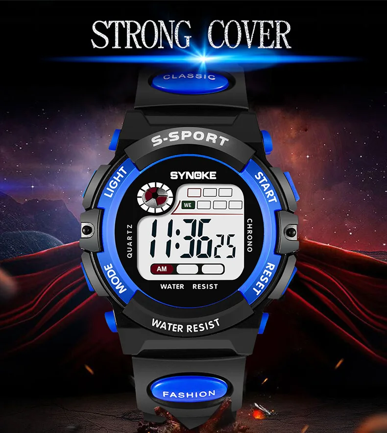 Edillas Reloj Digital Niña Niño,Chicos Chicas Impermeabl Deportes al Aire  Libre LED Multifuncionales Relojes de Pulsera con Alarma : : Moda