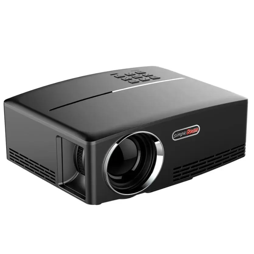 

HIPERDERL Smart Home Home Cinema Theater Multimedia LED LCD Projector HD 1080P PC AV TV VGA USB HDMI Au1