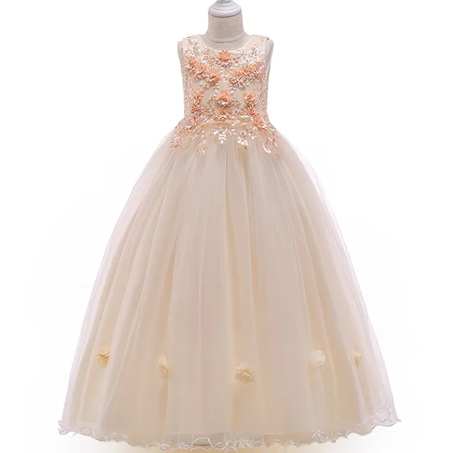 Buy 4 14 year teenager Kids Girls Wedding Beading Flower Girl Dress elegant
