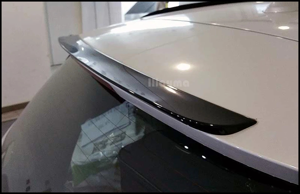 М-стиль исполнения углеродного волокна спойлер антикрыло на крышу для BMW X5 28i 30d 35i xDrive- год F15 X5m задний багажник спойлер