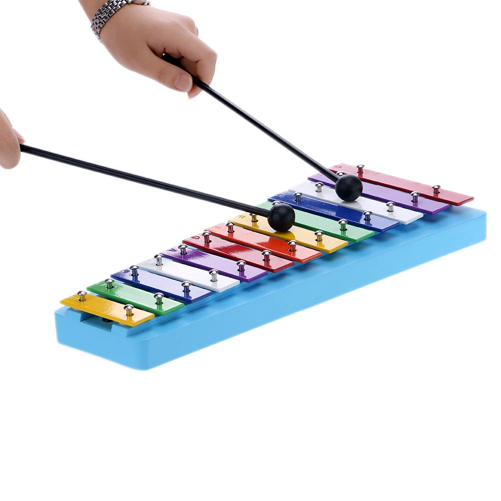 13 бар детский Glockenspiel ксилофон красочная нотка образовательного ударного инструмента музыкальная игрушка для маленьких детей