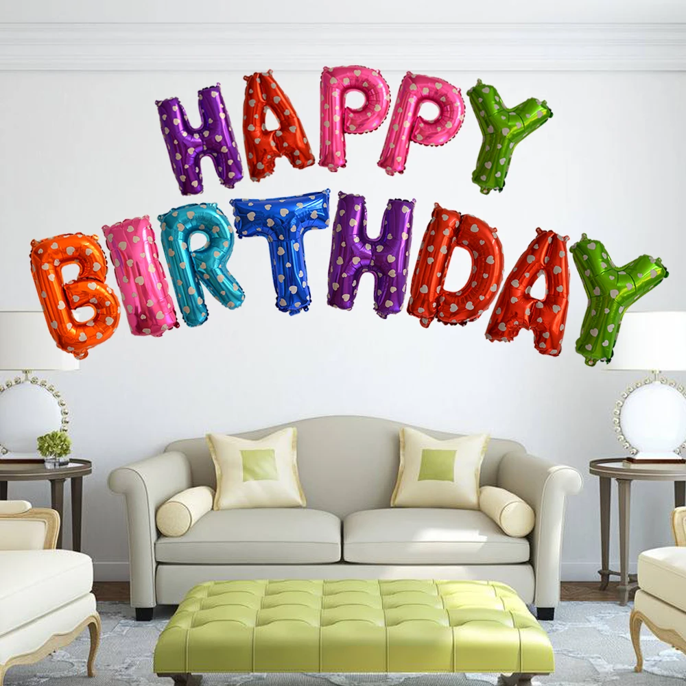 Happy Birthday Colorful Decorate