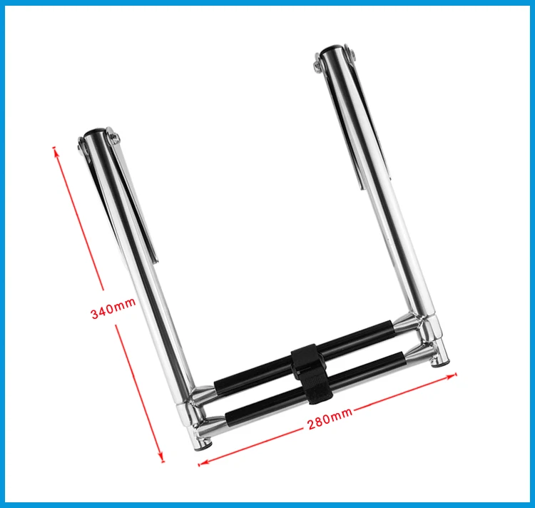 BSET MATEL 2 шага лодка из нержавеющей стали 304 телескопическая складная лестница на палубе подвесная платформа для плавания лодка морской яхты аксессуары