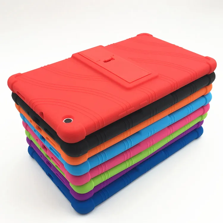 

High Quality Soft Silicone Rubber Case Stand Function Skin Shell Cover For Huawei Mediapad M3 Lite 8.0 CPN-W09 CPN-AL00 Tablet