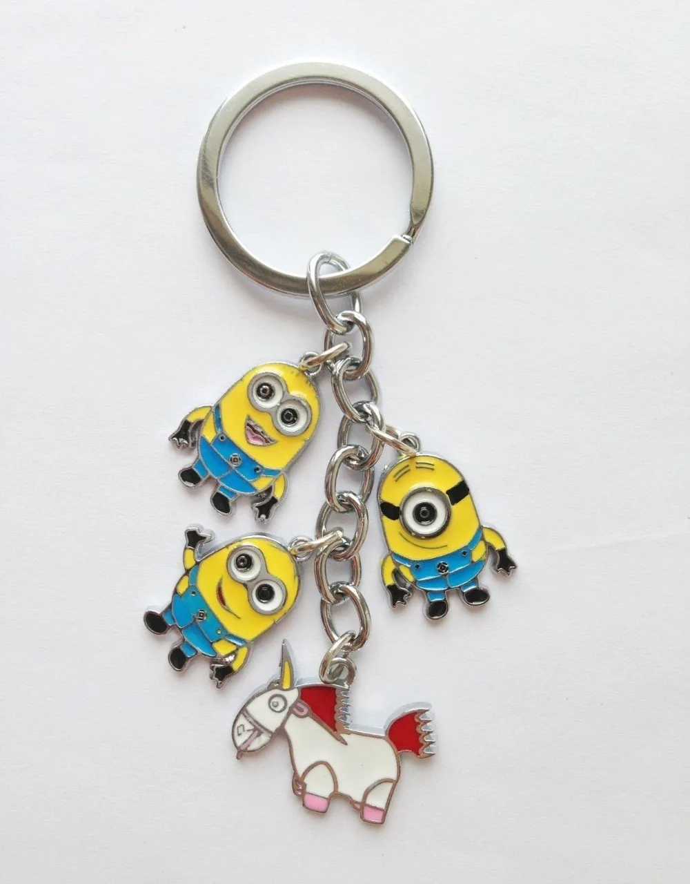 despicable me unicorn keychain