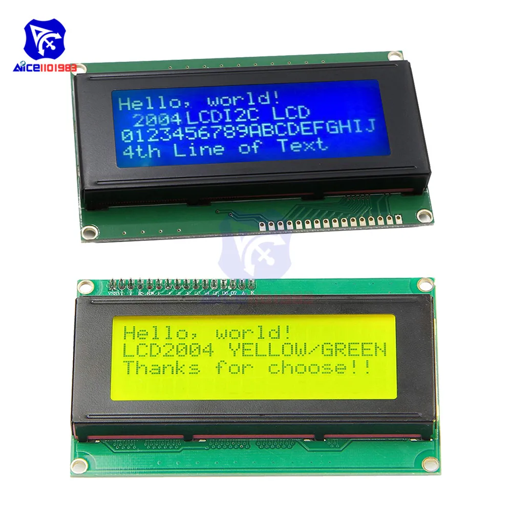 

2004 20x4 LCD Module Shield for Arduino UNO Mega R3