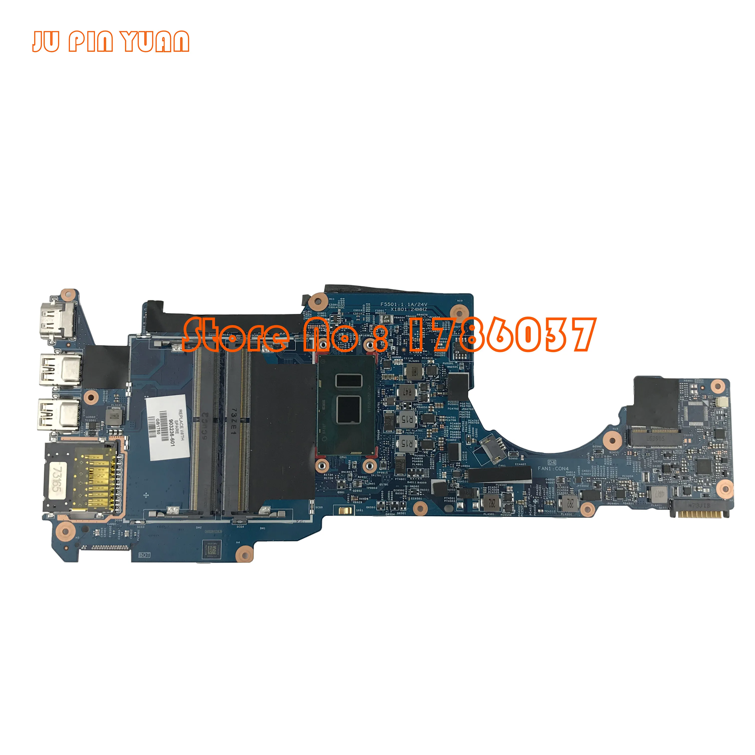 JU PIN юаней 903236-501 903236-601 448.07M07.0011 для hp Pavilion x360 13-U M3-U материнской платы с i3-7100U Процессор все полностью протестированы