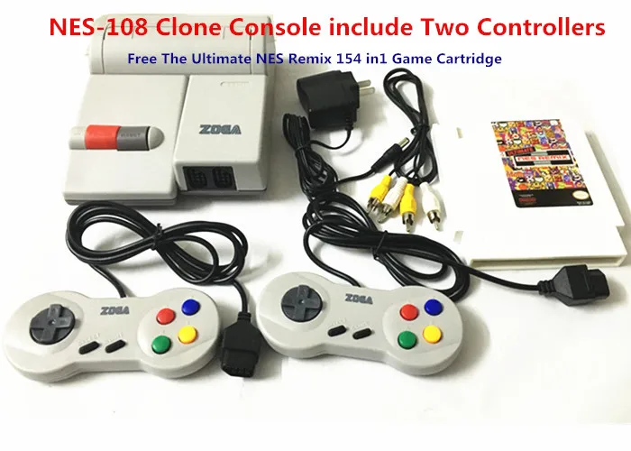 Buy NES 108 Clone Console include Two Controllers
