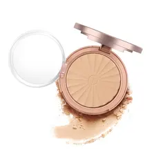 O.TWO.O 8 Colors Pressed Powder Faces Powder Brightening Long-lasting Waterproof Moisturizing Powder Fundation with Puff
