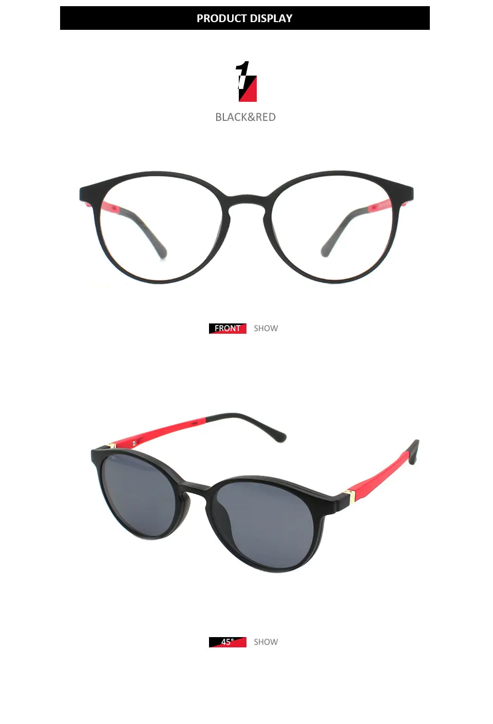 Magnetic-Clip-on-Shades-for-Glasses-Sunglasses-Women-Polarized-Round-Ultem(PEI)-Frame-Glasses-Lady-Driving-Sunglasses-80s-BT6201_04