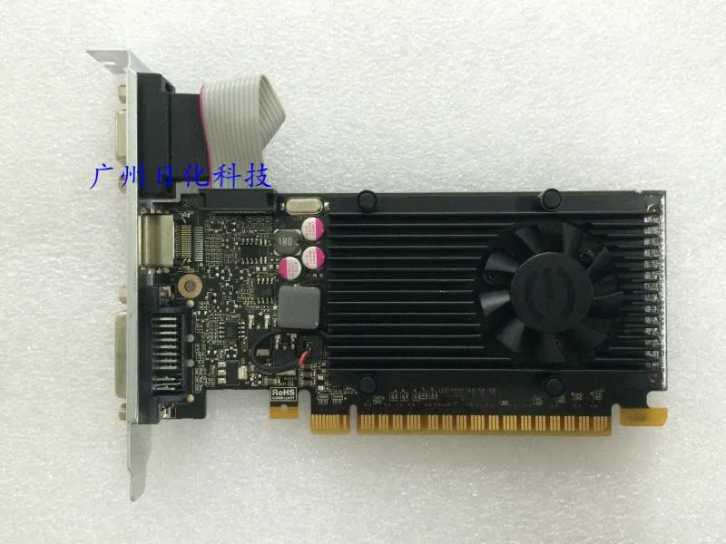 EVGA GT610 2G DDR3 64 битная карточка для ножей графическая карта видео (черно белая