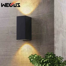 Открытый водонепроницаемый настенный лестничный светильник, бра для коридора, современный простой креативный наружный настенный светильник, светильники для внутреннего двора и балкона