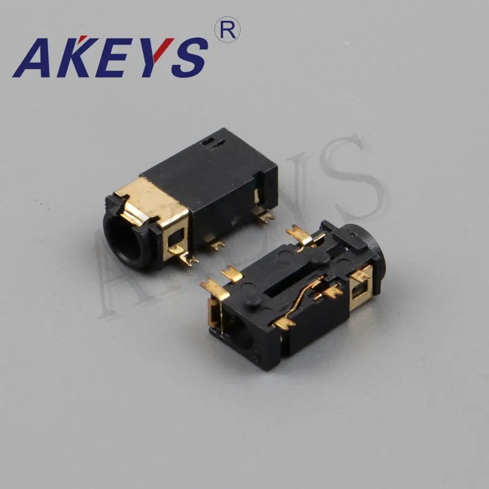 3.5mm earphone jack 5 pin paster PJ-3326B electric jack for micro usb frequency jack switch