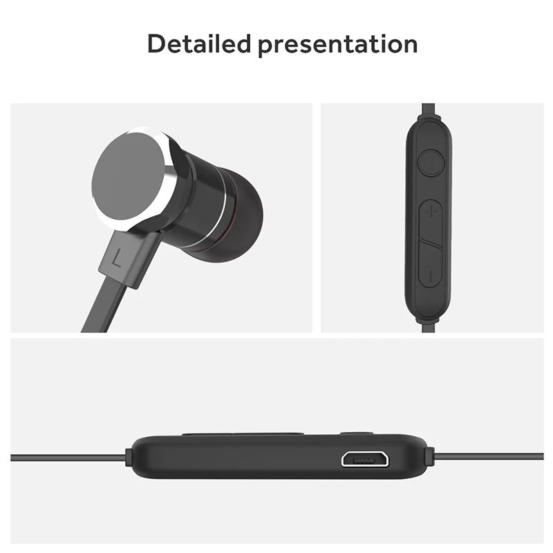 Hi Fi беспроводные гарнитуры bluetooth лучшие спортивные наушники Водонепроницаемый HD