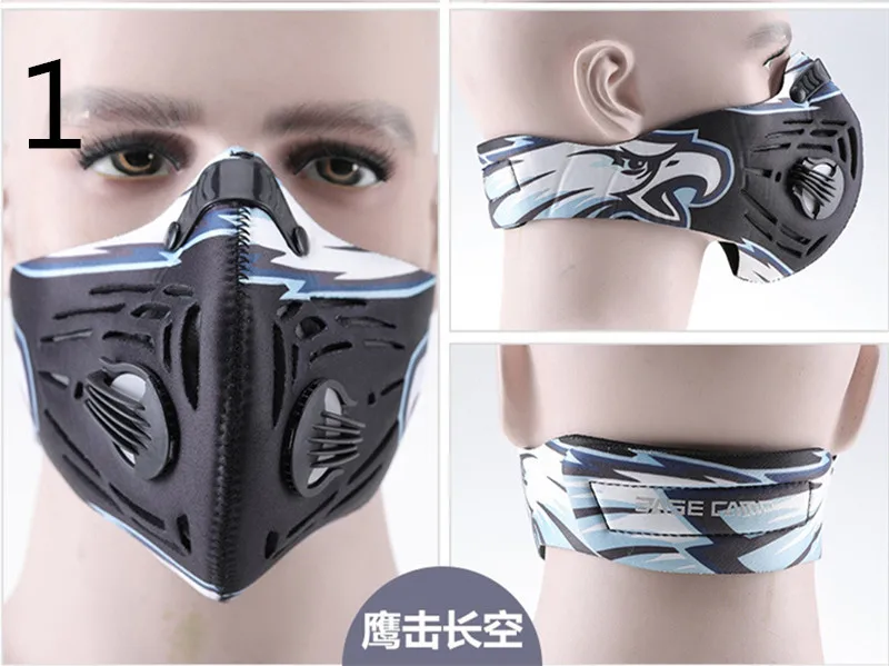

BASECAMP Cycling Mask Activated Carbon Anti-Pollution Masks Dustproof Mountain Bicycle Sport Road Cycling Masks Face Cover