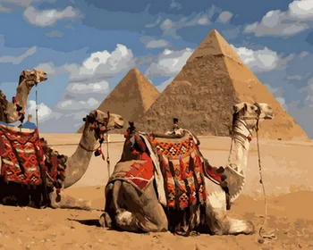 

Frameless oil painting by numbers paint by number for home decor oil picture painting 5065cm King Tower