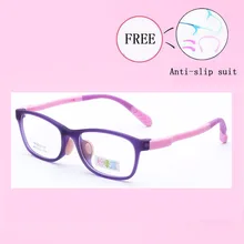 Здоровые TR90 детские прозрачные очки для девочек и мальчиков очки с гибкой оправой оправа для детских очков оптическая оправа для очков Y2105-31