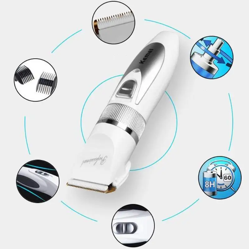 

110V-240V Waterproof Professional 3 in 1 Electric Hair Clipper Rechargeable Hair Trimmer Cutting Machine To Haircut Beard Trimer