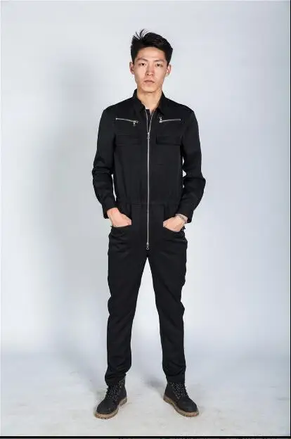 

M-4XL 2018 spring and autumn new Korean casual pants tide male slim overalls pants fashion jumpsuits plus size