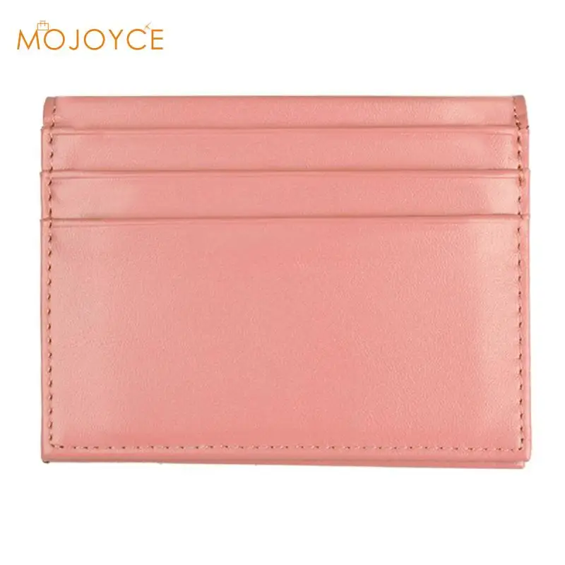 

Simple Business Card Holder Solid Color RFID Clutch Women Coin Purse Wallet Women Coin Purse Wallet Leather Card Holder