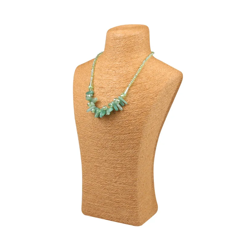  Hemp Rope Necklace Display Stand Holder Nice New Design Necklace Hanger High Quality Jewelry Displa