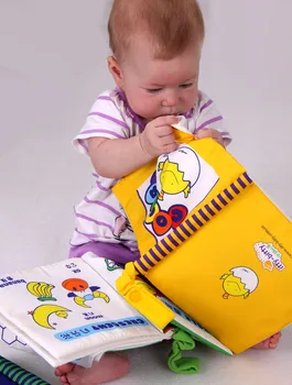 

Infant Educational Cloth Books Cute Baby Toy Soft Rustle Sound Reading Cognize Toy Newborn Crib Bed Intelligence Baby Toys