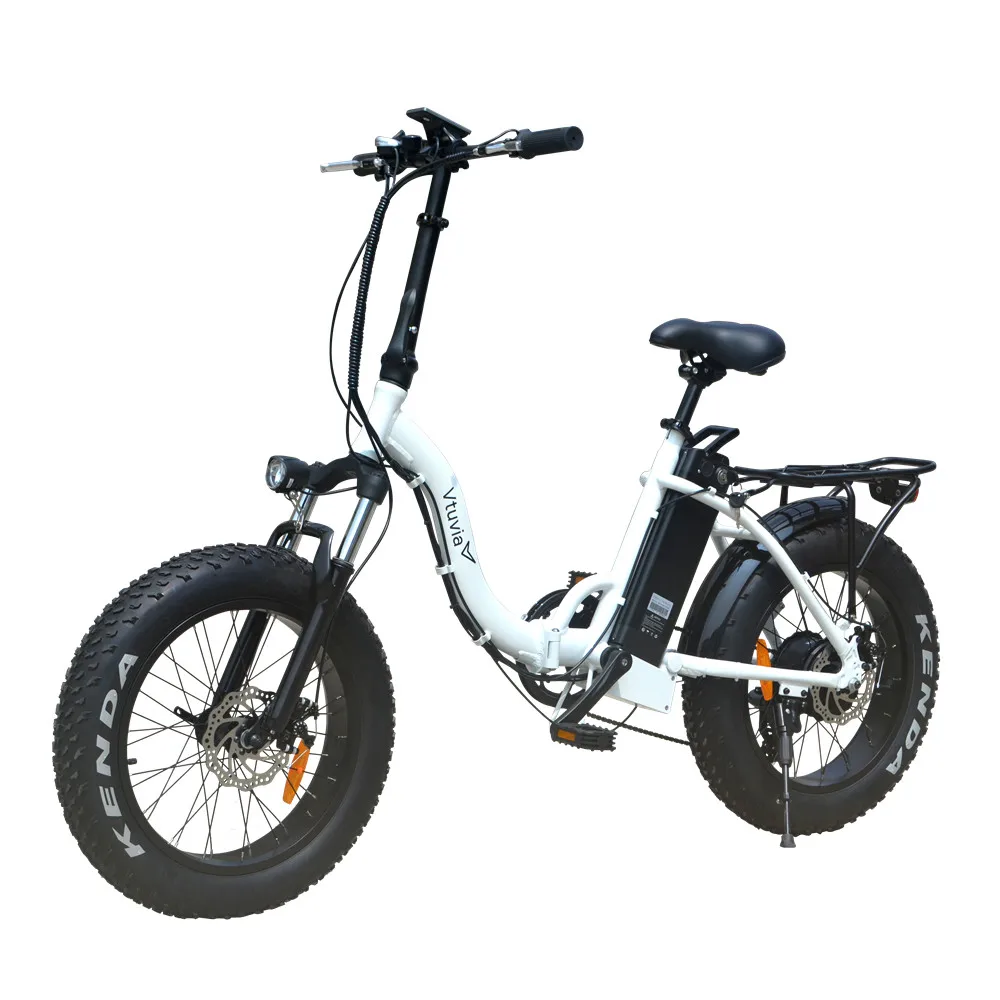 Черный цвет 20 дюймов складная рама E bike 4 0 дюйм. Толщина шина 48V 500W 12Ah литиевая