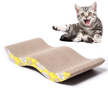 

W Type Mat Toy Protecting Furniture Foot For Cats Catnip Tower Climbing Tree Cat Scratch Pad Board pet products cat scratcher
