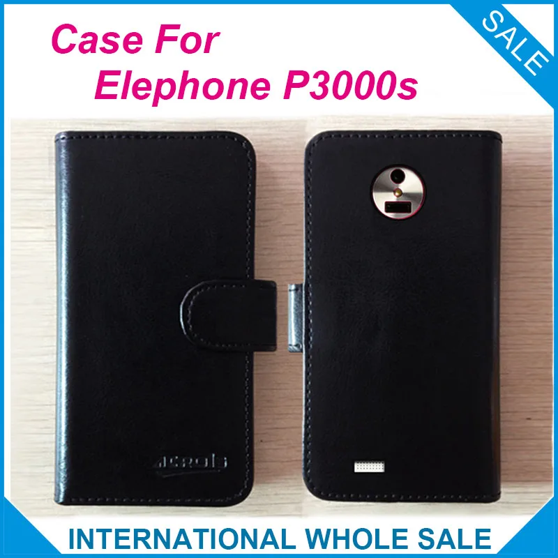 

Hot!2016 Elephone P3000S 4G Case, 6 Colors High Quality Leather Exclusive Cover For Elephone P3000S 4G Tracking