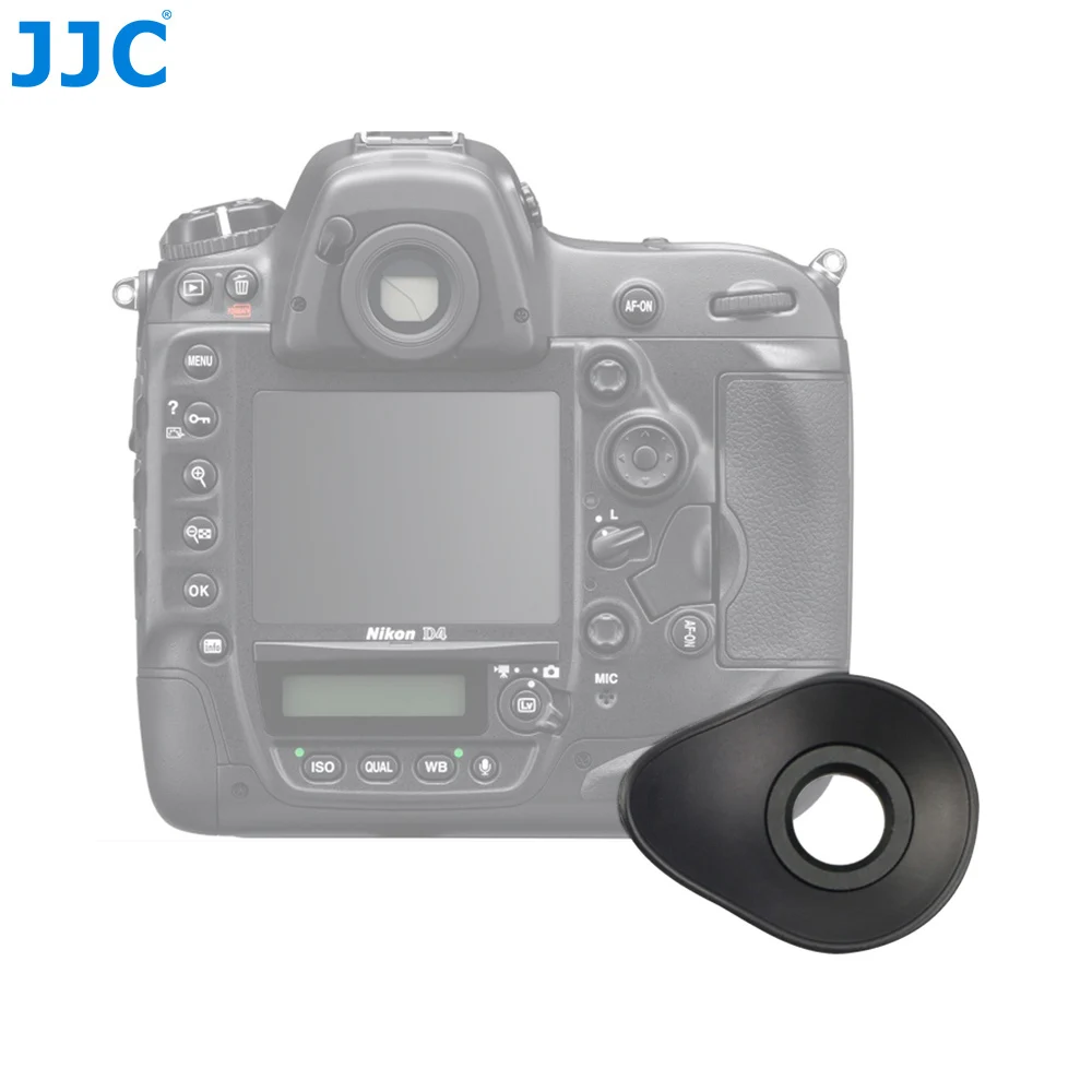 JJC Soft Eyecup Eyepiece With Optical Glass Eye Cup For Nikon D5/D500