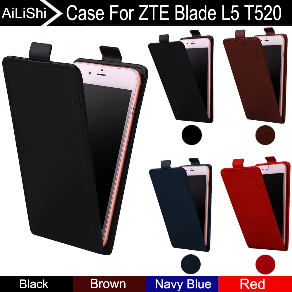 Чехол-книжка AiLiShi для ZTE Blade L5 T520 Вертикальный флип телефона кожа корпуса