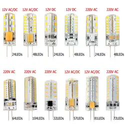 TSLEEN 4x G4 светодиодный лампы AC DC 12 V 220 V 3 w 5 w 6 w 8 w 9 w заменить мощностью 10 Вт, 20 Вт, 30 Вт, 40 Вт галогенной лампы 360 Угол луча G4 Рождественский