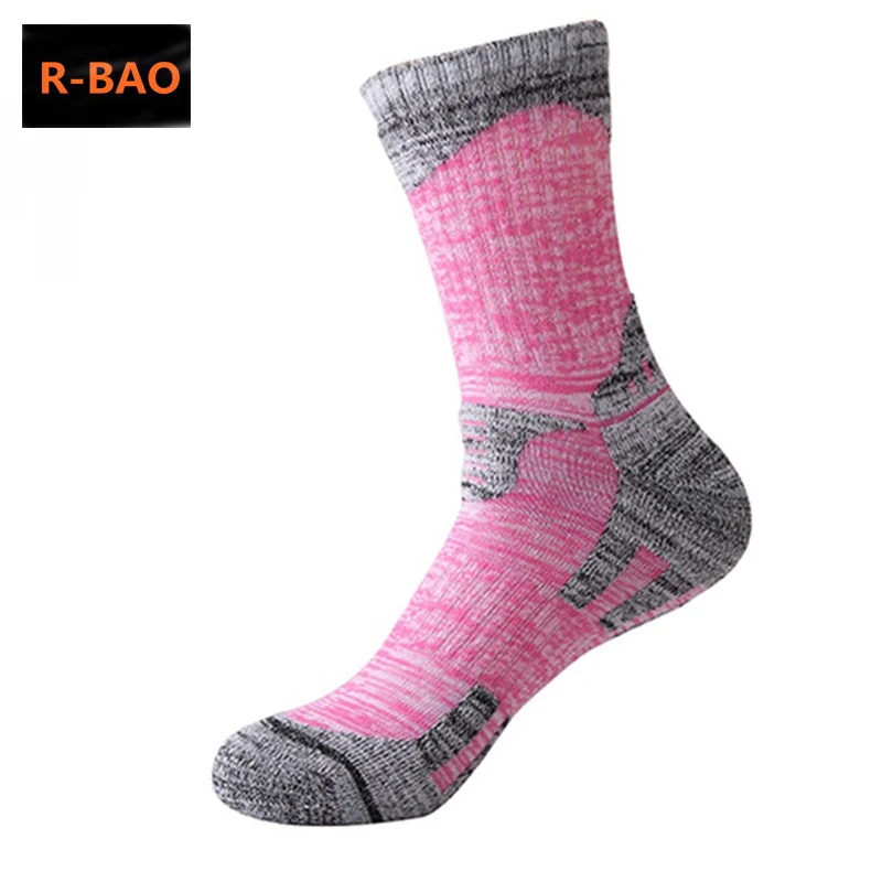 Autumn Winter Cotton Outdoor Mountaineering Ski Hiking Socks Thicken Women Men Sports Socks For Running Snowboarding Camping
