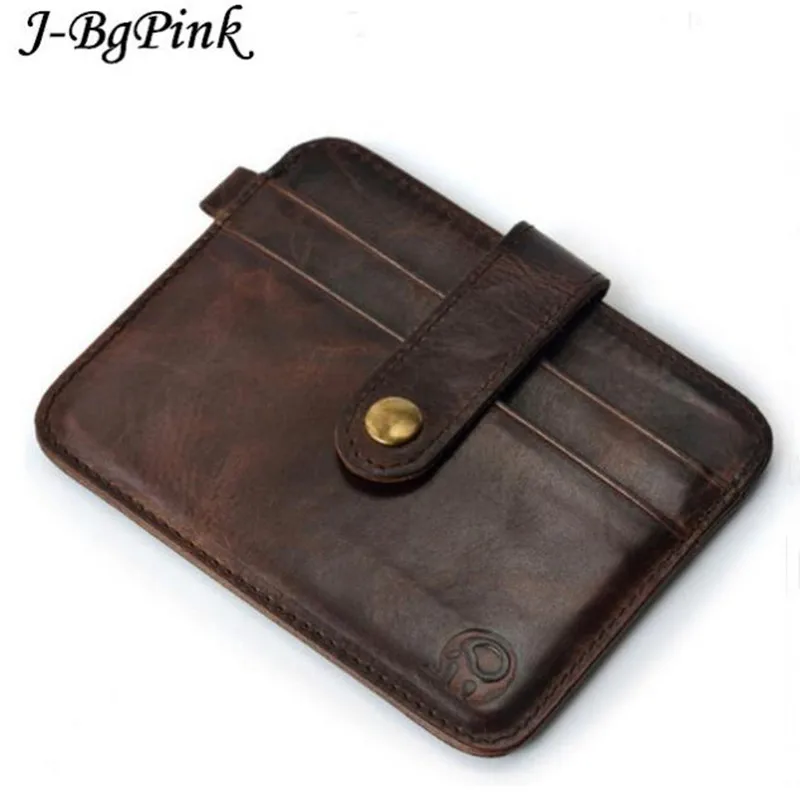 Famous Brand Luxury Slim Wallet font b Men b font Purse Male clamp for Money Clip