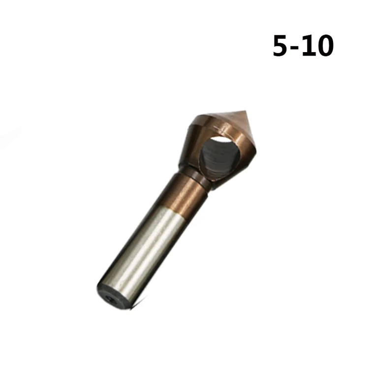 QSTEXPRESS HSS CO M35 Countersink Deburring Drill Bit Metal Taper Stainless Steel Hole Saw Cutter Chamfering Power Drill Tool