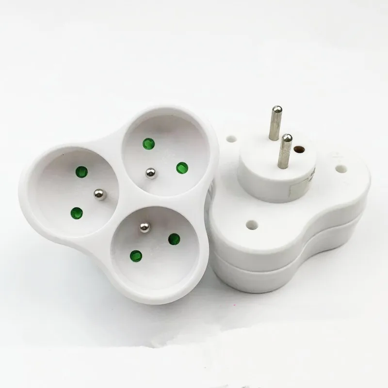 1 pcs French Standard Power Adapter French Switch Socket French