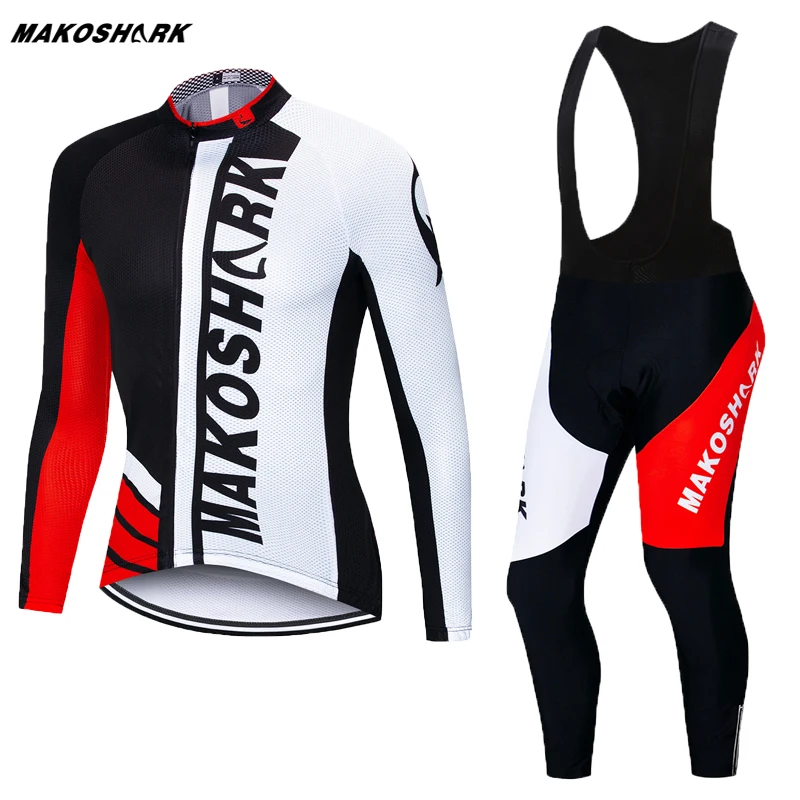 Комплект из Джерси с длинным рукавом для мужчин 2019 Pro Team Ropa Ciclismo одежда велоспорта