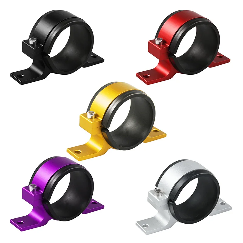 

60mm Auto Fuel Pump Hanger Bracket Filter Mounting Bracket With Rubber Ring Fast Closely Clip Aluminum Car Single External