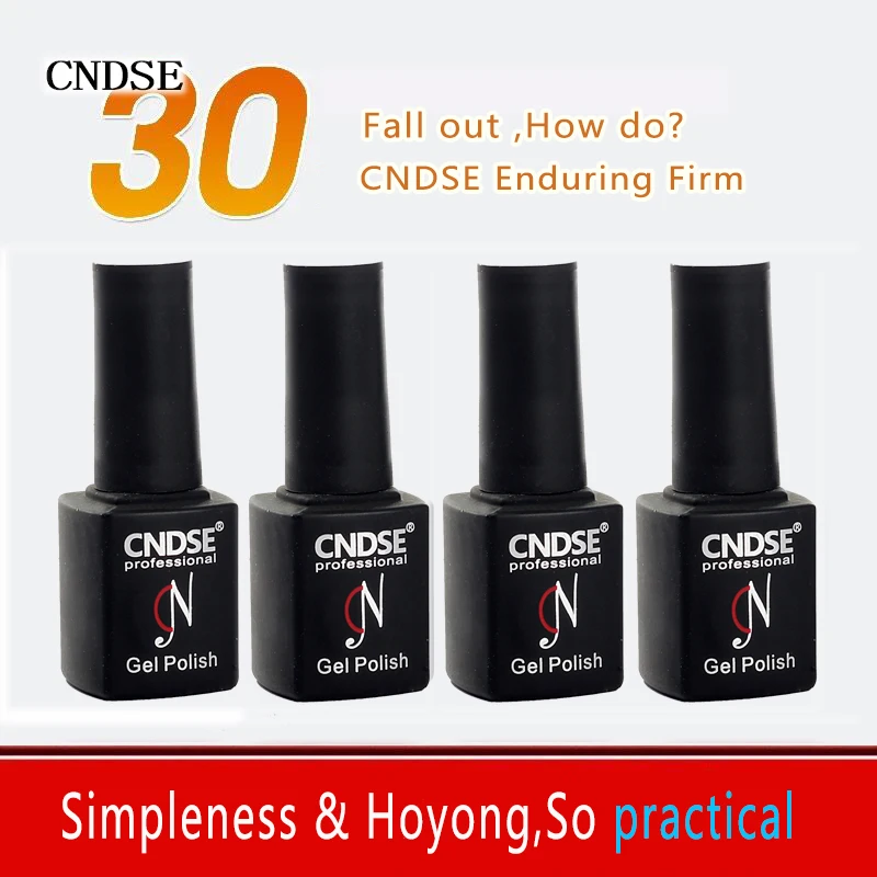 CNDSE Nail Gel Base And Top Coat 7ML Resin LED Varnish Long Lasting