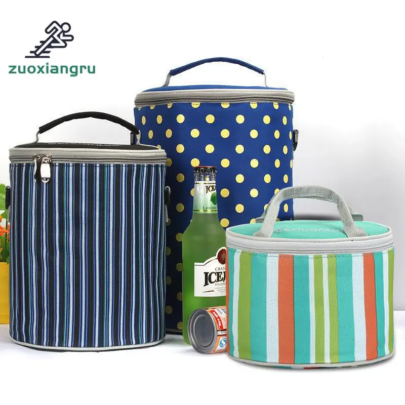 

Waterproof Lunch Bag Portable Cooler Thermal Lunchbox Picnic Bag For Food Bento Pouch Solid Insulation Multifunction Picnic Bags
