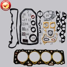 LD20 Engine Full gasket set kit for Nissan Bluebird/Serena/Nomad bus/box/Trade 2.0D 1952CC 51004200 10101-D9735 10101-G5525