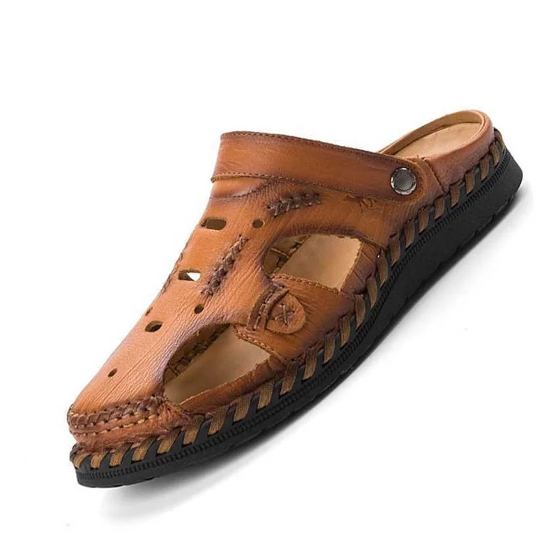 Men Summer Outdoor Beach Sandals Male High Quality Rubber Sole Sandals