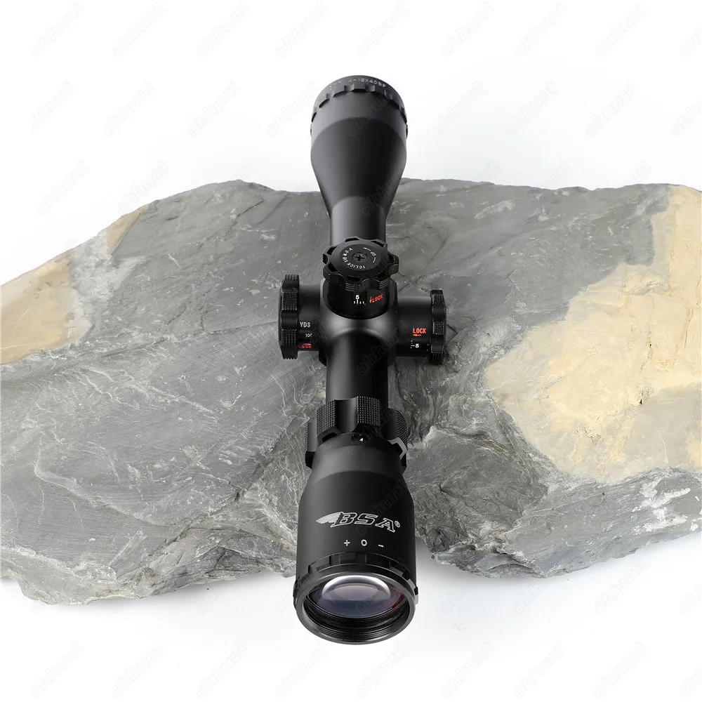 BSA Contender COMD 4-16X40 SP Hunting Riflescopes Side Parallax Mil dot Reticle Turrets Lock Reset Scope with Metal Lens Cover (5)