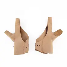 Перчатки для стрельбы из лука для охоты на открытом воздухе, аксессуары для стрельбы из лука и стрел, кожаная защита для пальцев, защита рук