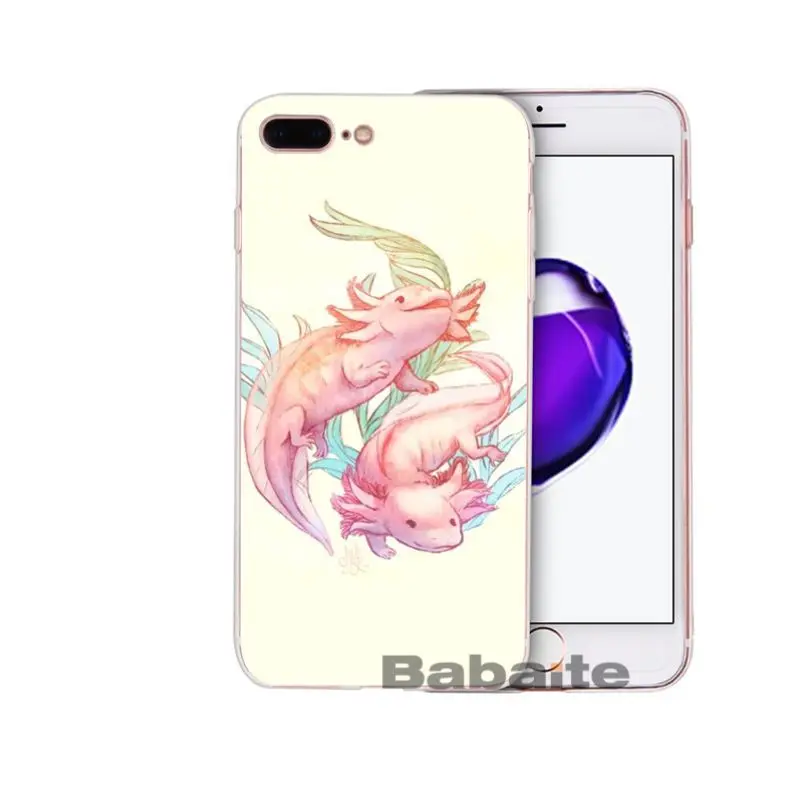 Babaite Прозрачный чехол для телефона с милыми животными Axolotl для iPhone 8 7 6 6S Plus X XS MAX 5 5S SE XR Cellphones11 11pro 11promax - Цвет: A15