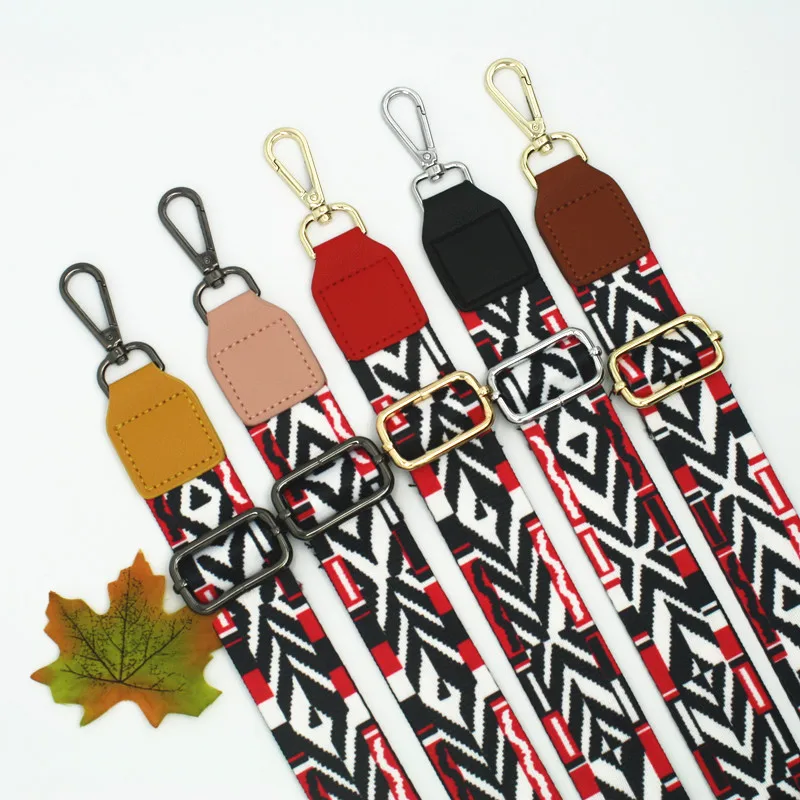 140CM National Style Handbag Belt Strap Accessory Adjustable Bag Belt For Shoulder Bag Strap Replacement Strap Part KZ151359