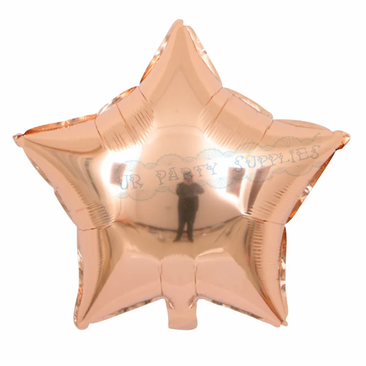 50pcs-45-45cm-Rose-Gold-Star-Heart-Shpae-Foil-Balloons-Wedding-Birthday-Party-18inch-Love-heart